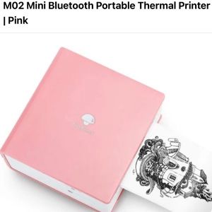Phomemo Pink Thermal Printer Bundle
